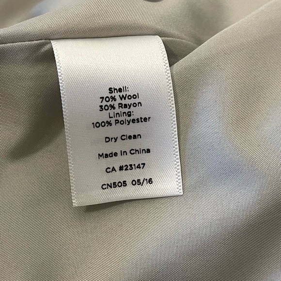 Talbots Black and Gray Floral Wool Blend Dress Sz 8 EUC - Picture 10 of 10